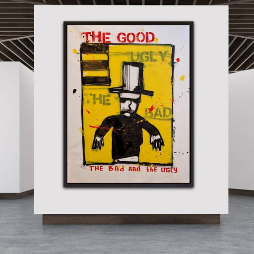 Original Painting Hamelink: The Man With No Label