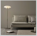 Lampada da terra di design IKEA TALLBYN (2) | cromo spazzolato | dimmer a cavo (extra) | circa 2000–2010