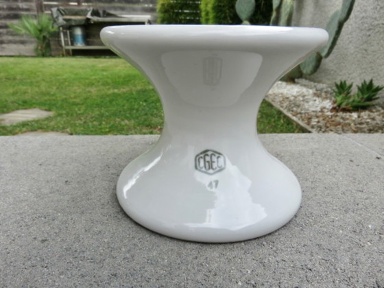 Image 1 of Isolatore elettrico ceramico XXL, CGEC, Francia, metà del XX secolo