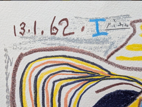 Image 1 of Pablo Picasso Figura cubista con sombrero