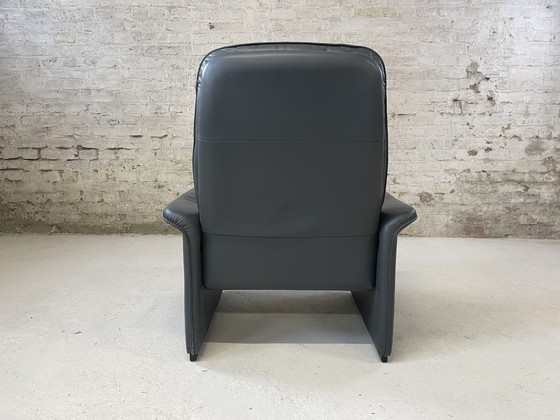 Image 1 of De Sede DS 50 Lederen Fauteuil Grijs Vintage