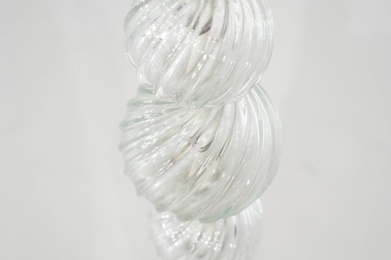 Image 1 of Murano glass and bronze floor lamp attributed to Seguso Vetri, Italy 1950s.