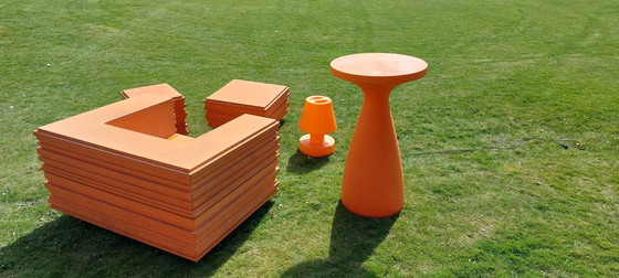Image 1 of Orange designer garden furniture