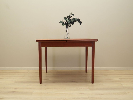Image 1 of Teak table, Danish design, 1970s, production: Denmark