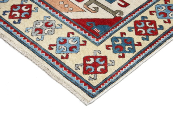 Image 1 of Origineel handgeknoopt Ziegler Kazak tapijt, 200 x 154 cm. Nieuw en in uitstekende staat.