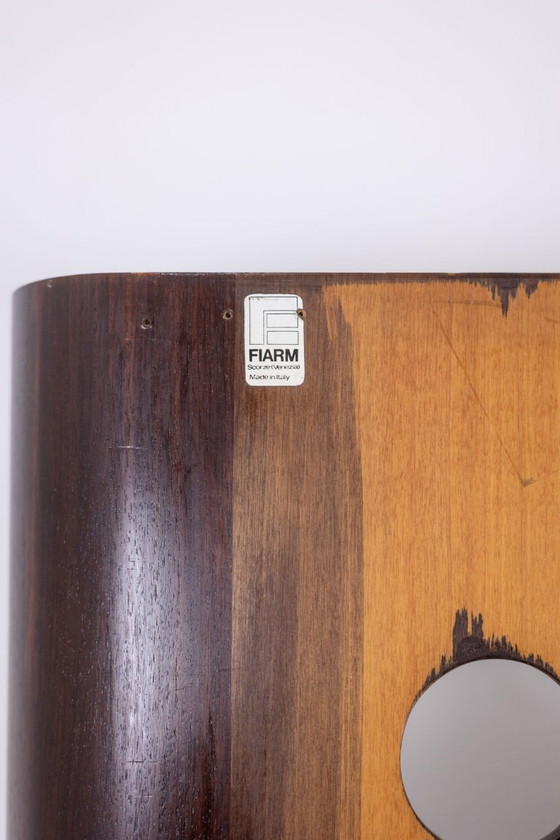 Image 1 of Carlo di Carli. Garderobenständer aus Palisanderfurnier. 1960er Jahre.