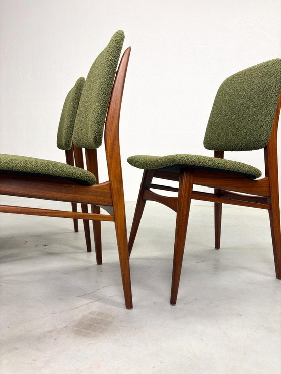 Image 1 of Set of 'Milan' dining chairs by Louis van Teeffelen for Wébé