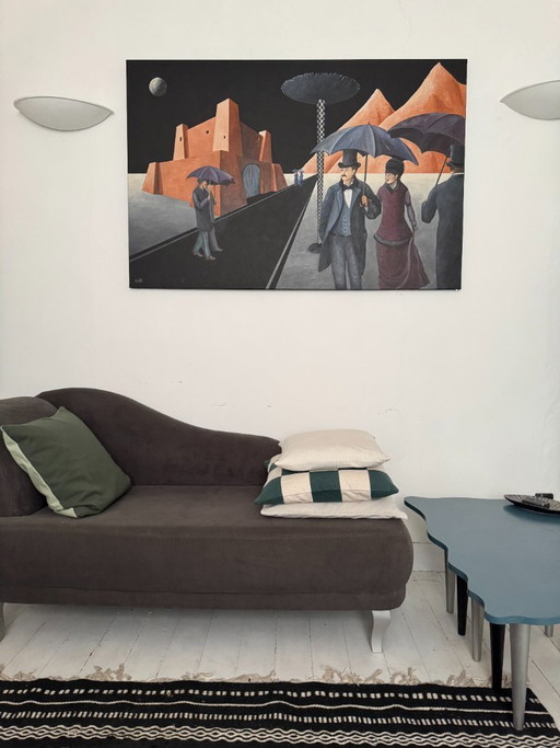 Painting "Moonset Boulevard"
