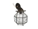 Amsterdam school - lantern lamp - faceted glass - copper - 1920's