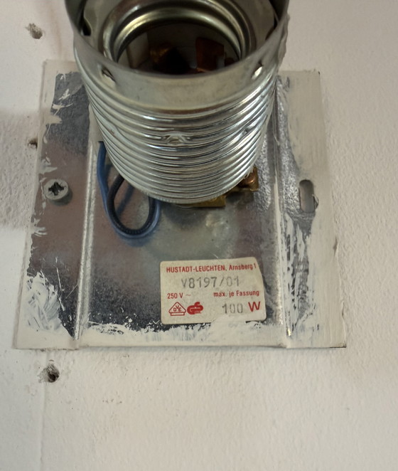 Image 1 of Applique vintage en céramique, Hustadt Leuchten '60