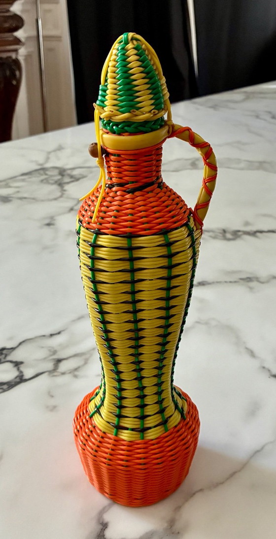 Bottiglia decorativa Scoubidou vintage – Oggetti decorativi, Vetro, Plastica (photo 4 of 7)