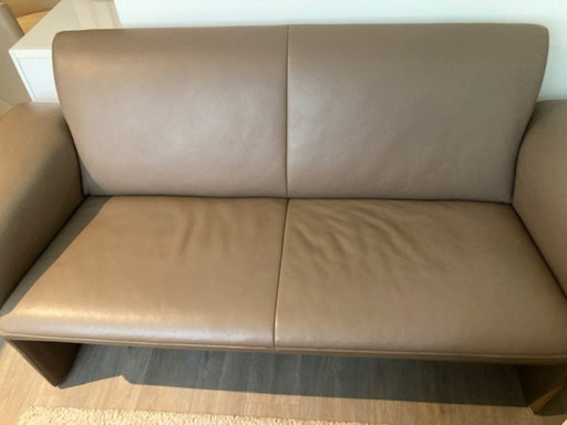 Jori - 2,5 seater - INDY JR2700 - leather - brown/mocha 