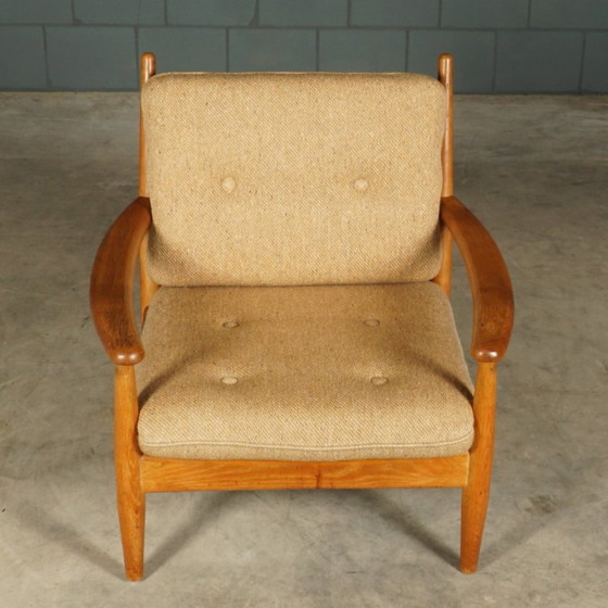 Poltrona vintage – Rovere – Scandinavia – Anni '60 – Poltrone, Textile (photo 9 of 15)