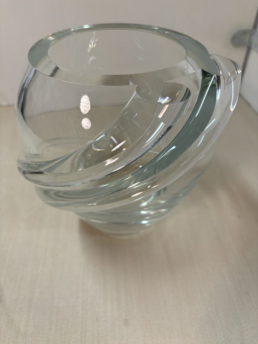 Vintage royal Leerdam kristal vaas