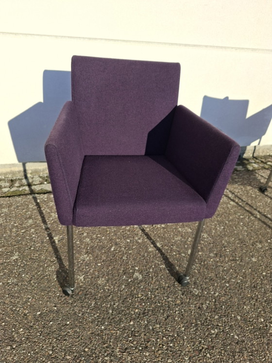 Image 1 of 6x Artifort Paco, eettafelstoel, diverse kleuren
