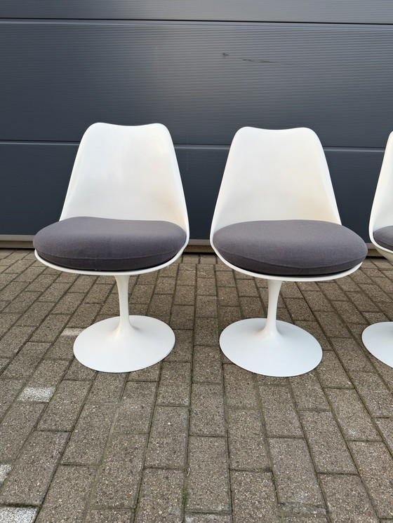 Image 1 of 4x original Knoll Tulip dining chairs by Eero Saarinen