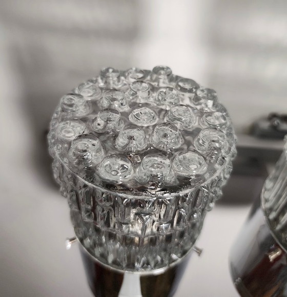 Image 1 of Lámpara de techo de cristal. España, años 50.