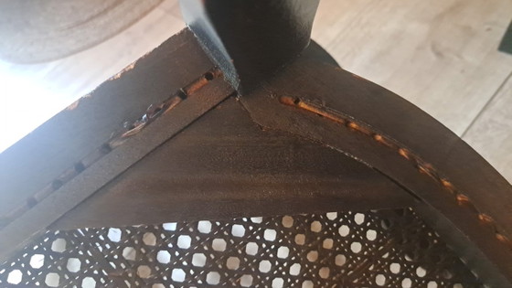 Vintage Cane Chair – Armchairs, Rattan (photo 2 of 5)
