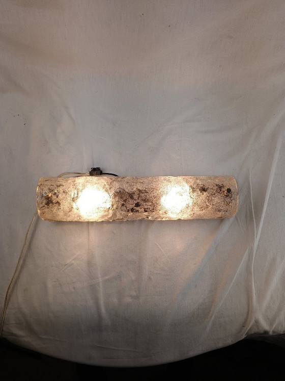 Image 1 of Vintage brutalistische wandlamp J.T. Kalmar Oostenrijkse lamp uit het midden van de 20e eeuw