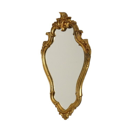 Image 1 of Franse Kuifspiegel Bladgoud Verguld 71cm