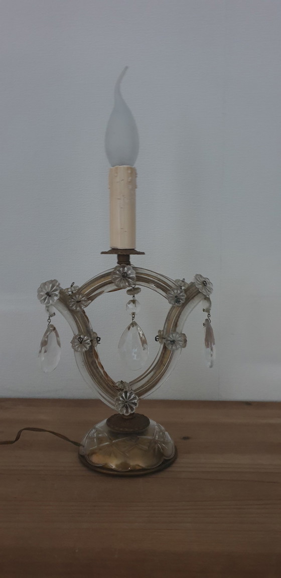 Image 1 of Crystal table lamp Maria Theresa