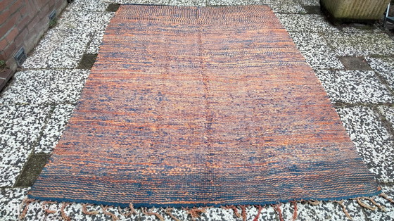 Image 1 of Hand-knotted Berber wool rug 200x104cm