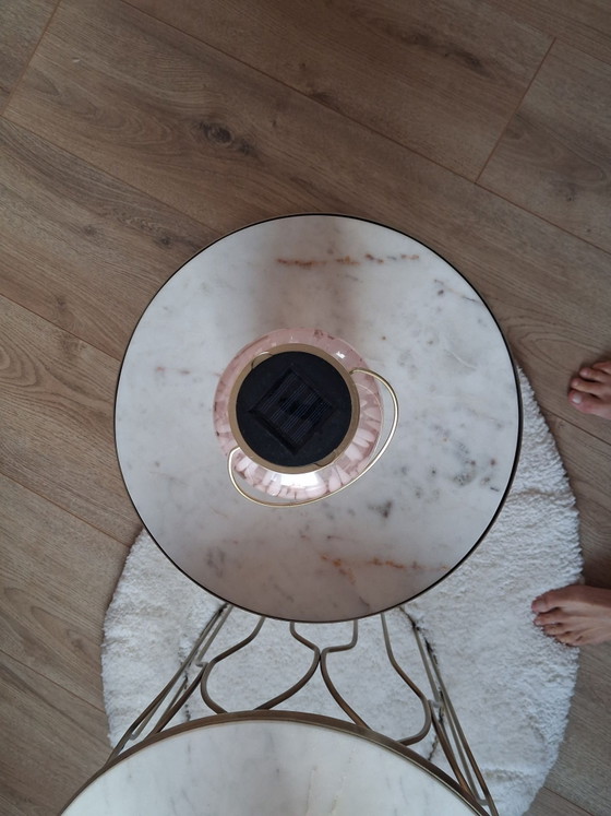 Two new marble/gold side tables. (photo 6 of 6)