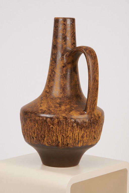 Fritz Van Daalen ceramic vase. Mid-century