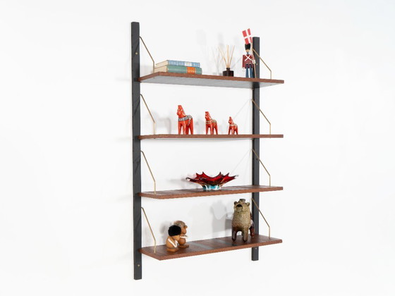Modulaire eikenhouten wandkast, Deens design, jaren 60, gemaakt in Denemarken – Boekenkasten, Wood (photo 11 of 12)