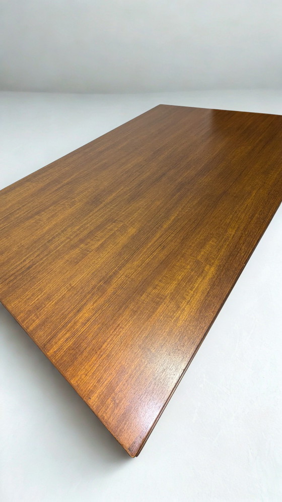 Image 1 of Table de salle à manger extensible vintage | Design milieu du siècle | Système de rotation