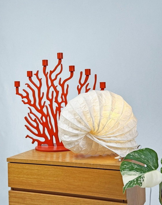 Image 1 of rara lampada da tavolo vintage Ikea "Enklav" in carta – Svezia, anni '90