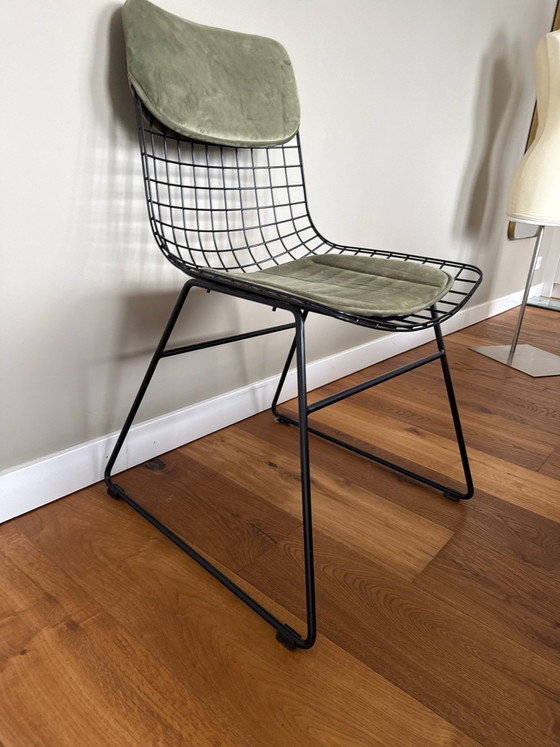 HK living Dining chair steel 2 pieces – HKliving, Metal, Velvet (photo 3 of 5)