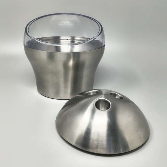 Image 1 of WMF Space Age "Bowling Ball" ijsemmer uit de jaren 70. Gemaakt in Duitsland.