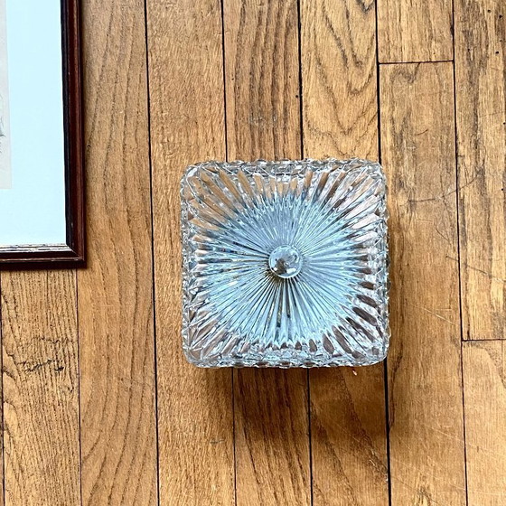 Image 1 of Wall or ceiling light with square porthole glass, 1970s-1980s