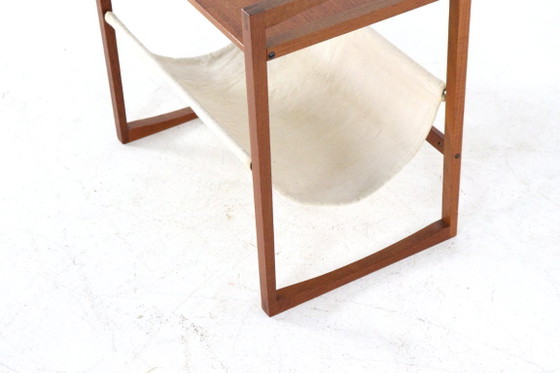 Kai Kristiansen Voor Sika Mobler Lectuurbak Magazijnhouder Tijdschriftenrek Vintage Deens – Canvas, Wood (photo 9 of 15)