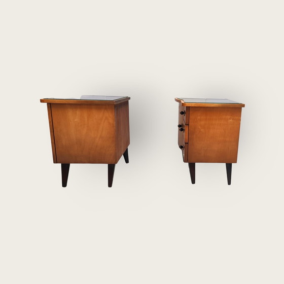 Image 1 of 2X Tables de nuit Mid Century