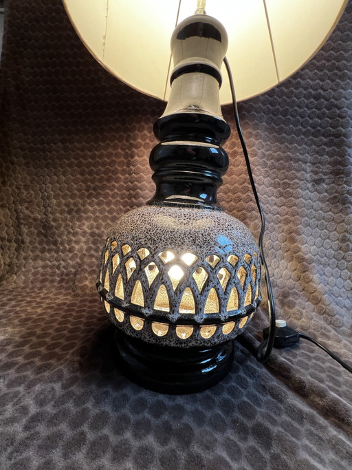 Bellissima lampada da terra vintage XL della Germania Ovest degli anni '70 – Hustadt Leuchten, vloerlampen (photo 2 of 9)