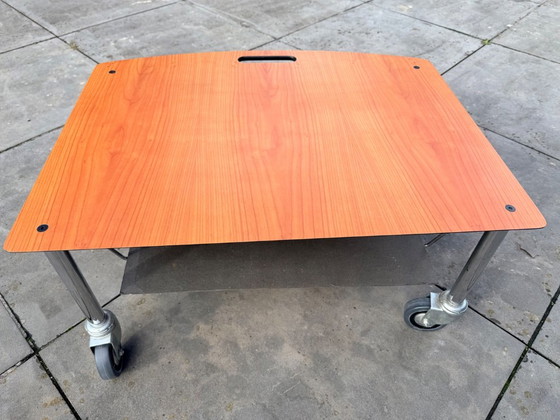 Max & Dirk Trolley, Tables d'appoint, Plastique, Bois, Marron (photo 2 sur 7)