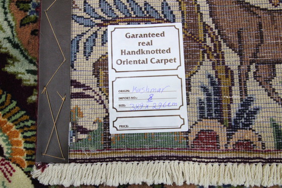 Image 1 of Tapis persan original noué à la main Kashmar Fein Paradise Design 389 x 296 cm Top condition