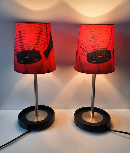 Set of 2 Vintage IKEA table lamps – Design Wiebke Braasch (1990s)