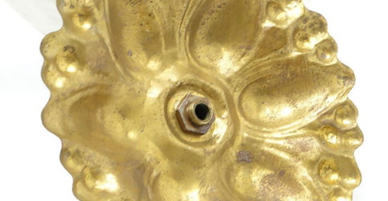 Vintage Brass and Glass Sconces, 1930s, Set of 2 – Wall lights (photo 5 of 5)