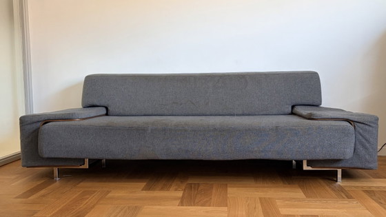Jonas Ihreborn "Satellite" Sofa - restoration project / re-upholstery – 3-5 seaters, Wood, Chrome (photo 2 of 14)