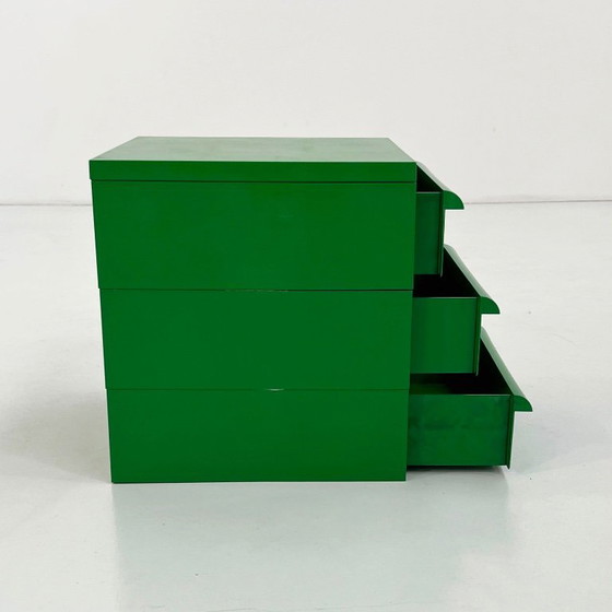 Grüne Kommode mit 3 Schubladen Modell 4601 von Simon Fussell für Kartell, 1970er Jahre – Kommoden, Plastic (photo 4 of 8)