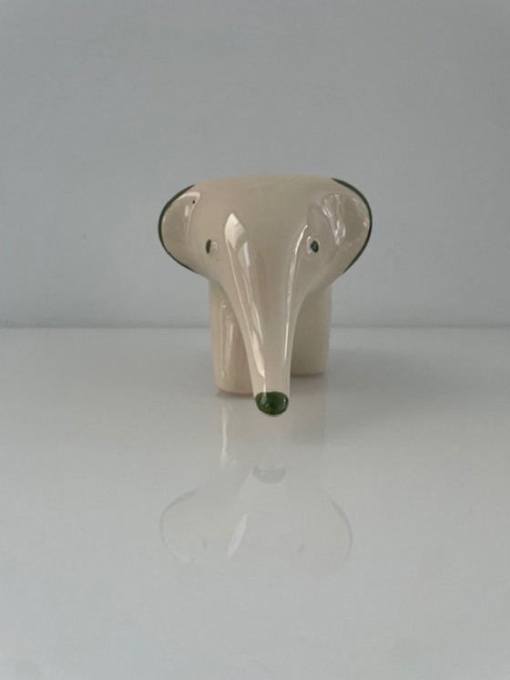 Image 1 of Retro ELKI ceramic elephant figurine