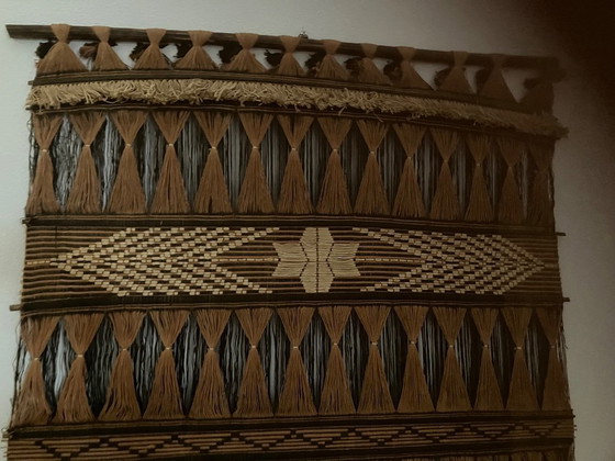 Autentico arazzo indiano da parete – handgemaakt, Decorazioni murali, Cotton, Textile (photo 5 of 5)