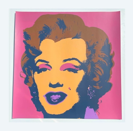 Image 1 of Art Print: "Marilyn" by A. WARHOL (91.5 x 91.5 cm)