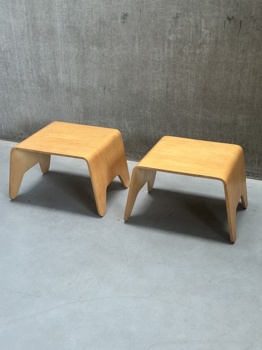 Set/2 Vintage “Folkestorp” krukken van IKEA - 1999 – bijzettafels, Wood (photo 2 of 9)