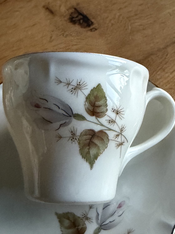 Image 1 of Richard Ginori espresso set – 6 kopjes & schotels – vintage Italiaans porselein