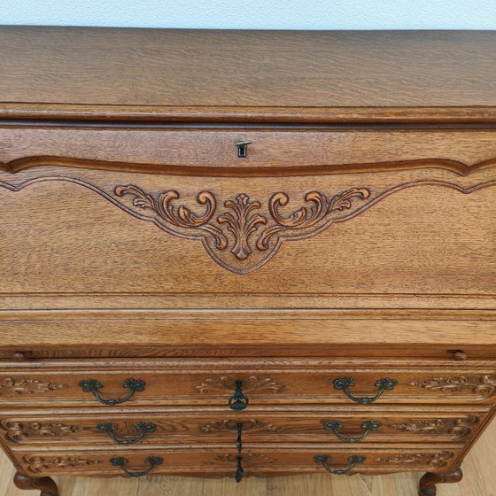 Image 1 of secrétaire vintage, commode, bureau de campagne