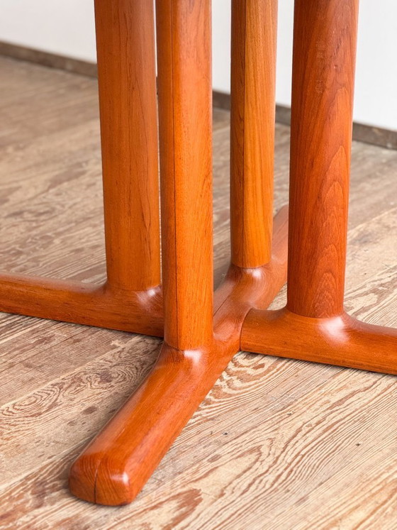 Image 1 of Deense uitschuifbare eettafel van teakhout van Dyrlund